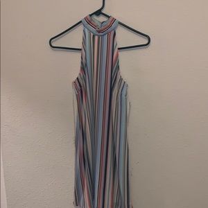 Decree multicolor striped dress.